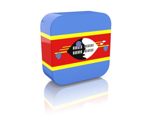 Rectangular icon. Download flag icon of Swaziland at PNG format