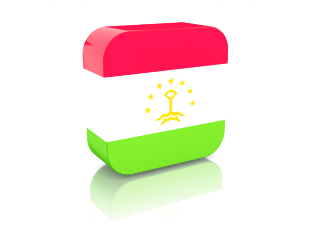 Прямоугольная иконка. Скачать флаг. Таджикистан