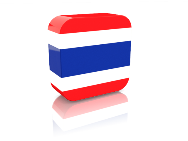 Rectangular icon. Download flag icon of Thailand at PNG format