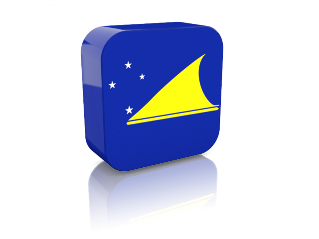 Rectangular icon. Download flag icon of Tokelau at PNG format