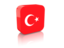 Turkey. Rectangular icon. Download icon.