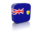 Turks and Caicos Islands. Rectangular icon. Download icon.