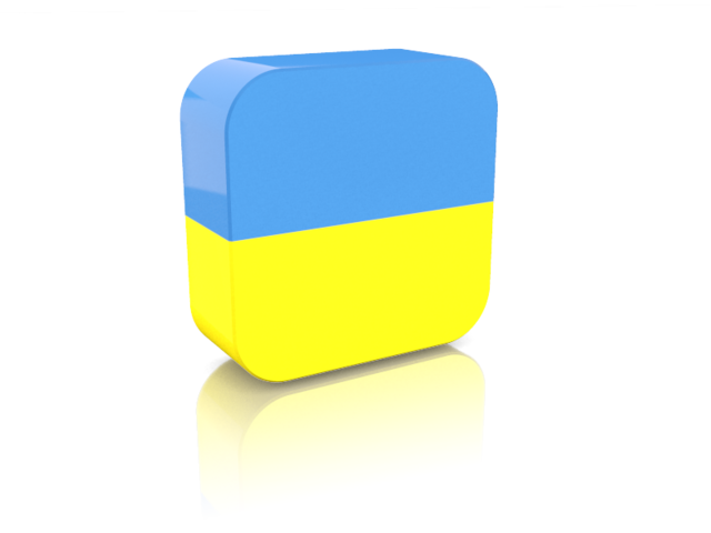 Rectangular icon. Download flag icon of Ukraine at PNG format