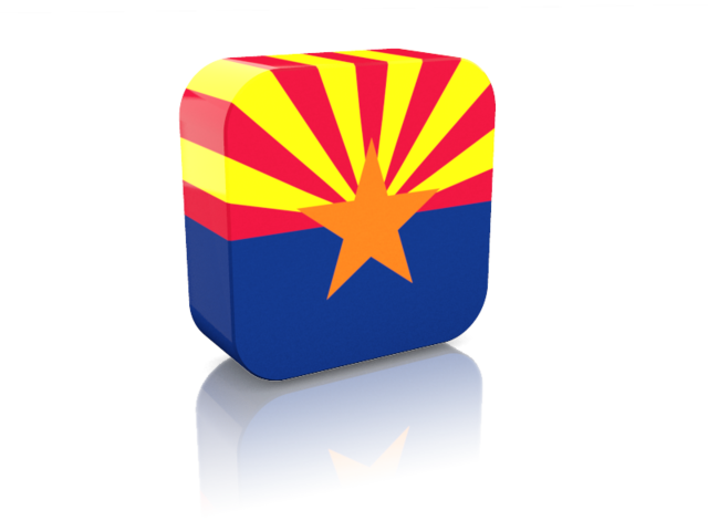 Rectangular icon. Download flag icon of Arizona