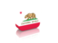 Flag of state of California. Rectangular icon. Download icon