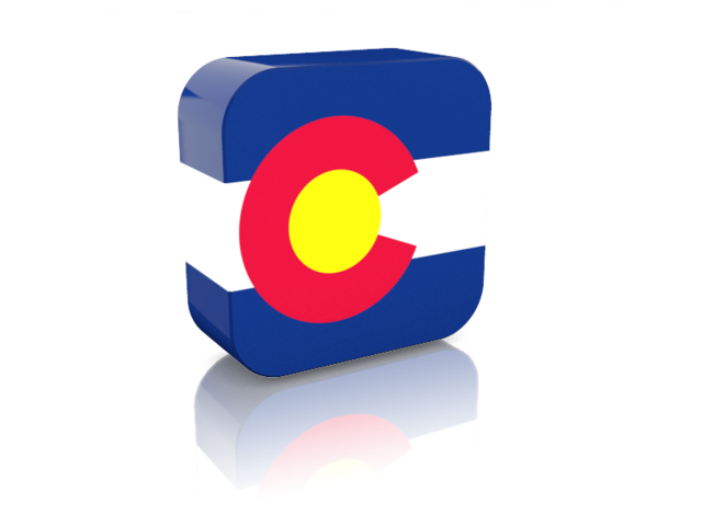 Rectangular icon. Download flag icon of Colorado