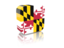Flag of state of Maryland. Rectangular icon. Download icon