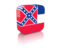 Flag of state of Mississippi. Rectangular icon. Download icon