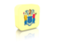 Flag of state of New Jersey. Rectangular icon. Download icon