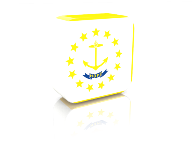 Rectangular icon. Download flag icon of Rhode Island