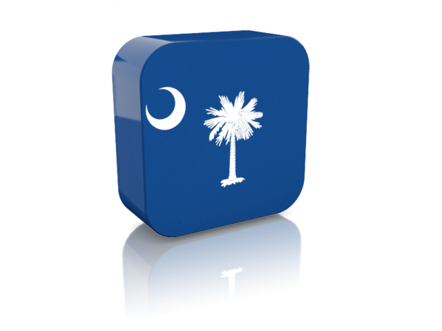 Rectangular icon. Download flag icon of South Carolina