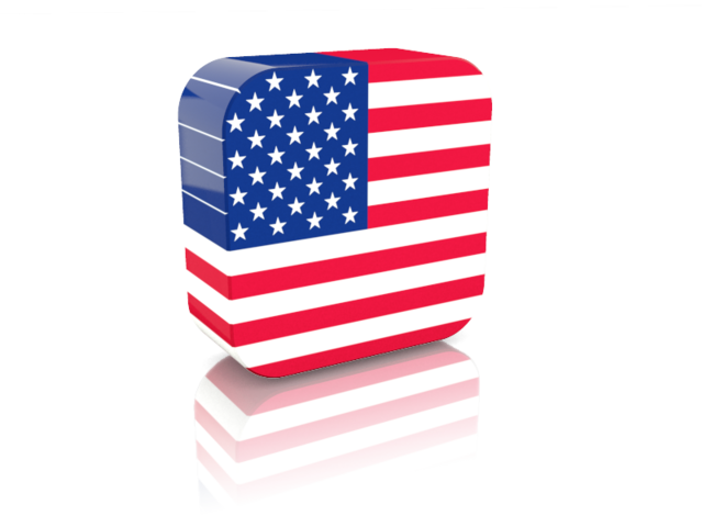 Rectangular icon. Download flag icon of United States of America at PNG format