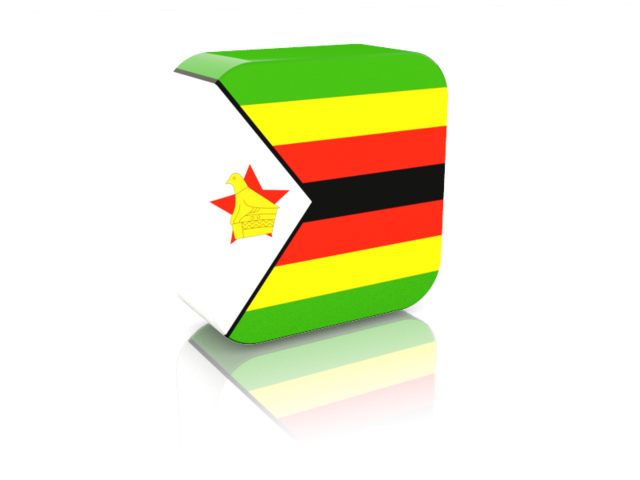 Rectangular icon. Download flag icon of Zimbabwe at PNG format