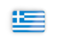 Greece. Rectangular icon with frame. Download icon.