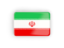 Iran. Rectangular icon with frame. Download icon.