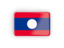 Laos. Rectangular icon with frame. Download icon.