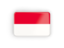 Monaco. Rectangular icon with frame. Download icon.