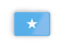 Somalia. Rectangular icon with frame. Download icon.
