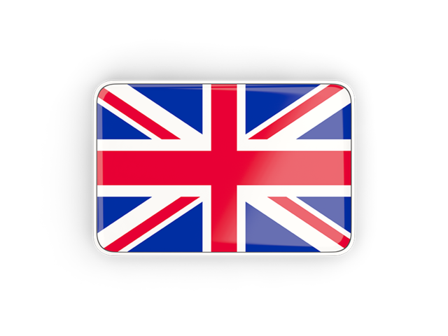 Rectangular icon with frame. Download flag icon of United Kingdom at PNG format