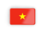 Vietnam. Rectangular icon with frame. Download icon.