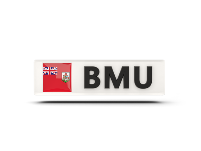 Rectangular icon with ISO code. Download flag icon of Bermuda at PNG format