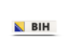 Bosnia and Herzegovina. Rectangular icon with ISO code. Download icon.