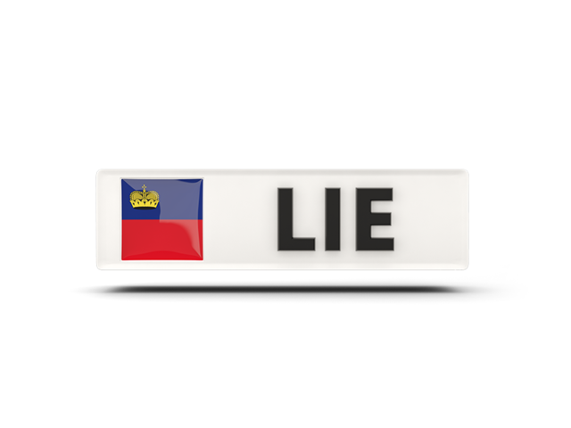 Rectangular icon with ISO code. Download flag icon of Liechtenstein at PNG format