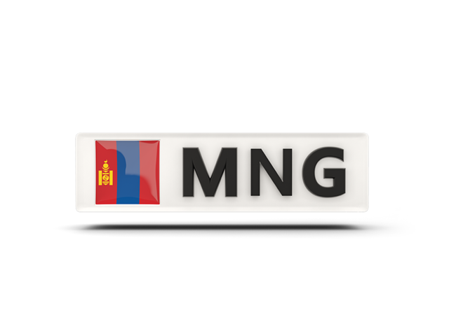 Rectangular icon with ISO code. Download flag icon of Mongolia at PNG format