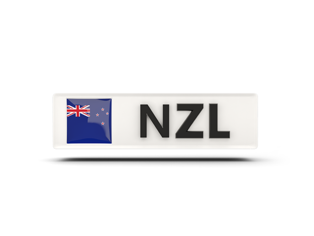 Прямоугольная иконка с кодом ISO. Скачать флаг. Новая Зеландия