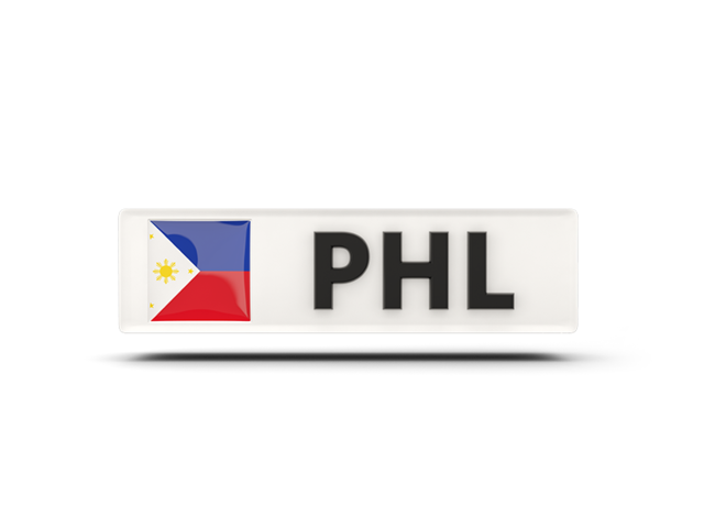 Rectangular icon with ISO code. Download flag icon of Philippines at PNG format