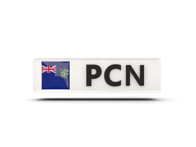 Rectangular icon with ISO code. Download flag icon of Pitcairn Islands at PNG format