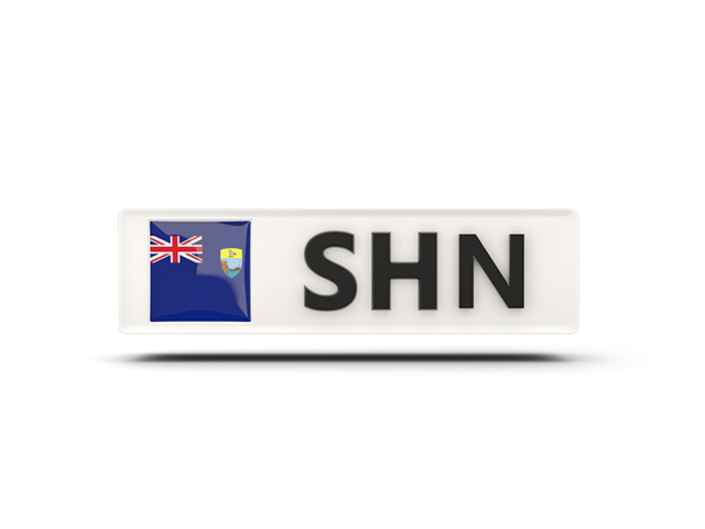 Rectangular icon with ISO code. Download flag icon of Saint Helena at PNG format