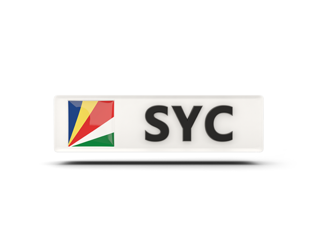 Rectangular icon with ISO code. Download flag icon of Seychelles at PNG format
