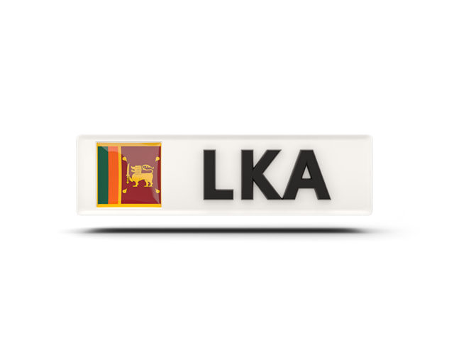 Rectangular icon with ISO code. Download flag icon of Sri Lanka at PNG format
