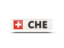 Switzerland. Rectangular icon with ISO code. Download icon.