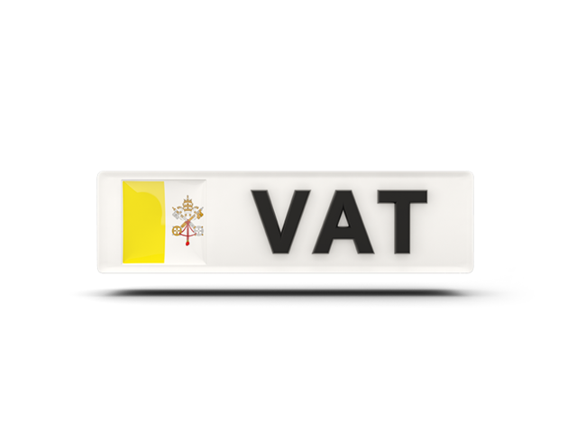Rectangular icon with ISO code. Download flag icon of Vatican City at PNG format