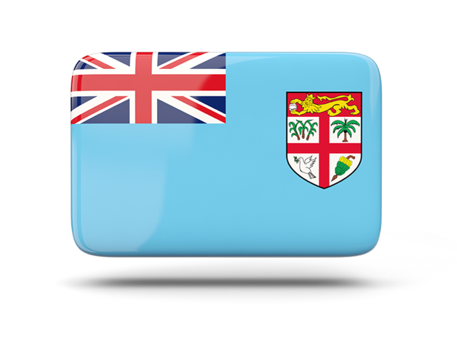 Rectangular icon with shadow. Download flag icon of Fiji at PNG format