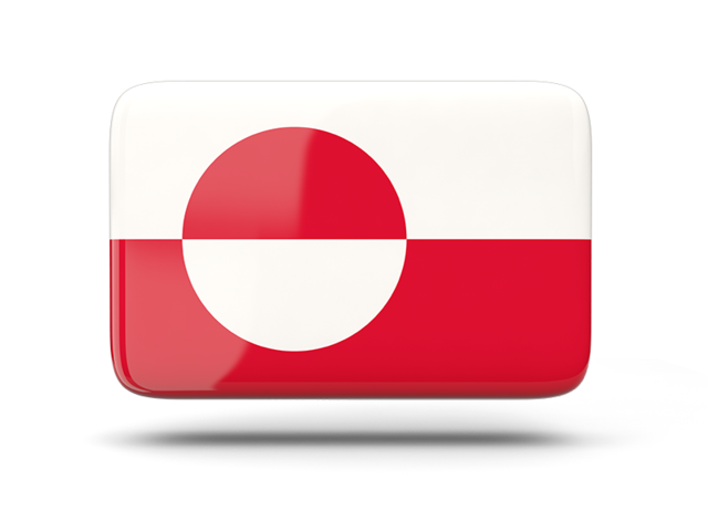 Rectangular icon with shadow. Download flag icon of Greenland at PNG format