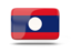 Laos. Rectangular icon with shadow. Download icon.