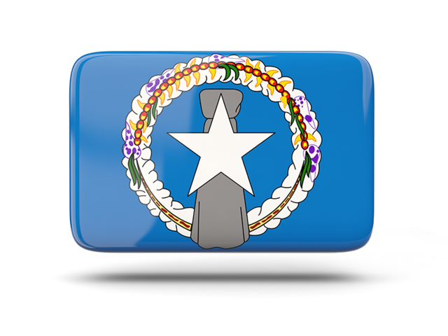 Rectangular icon with shadow. Download flag icon of Northern Mariana Islands at PNG format