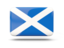 Scotland. Rectangular icon with shadow. Download icon.