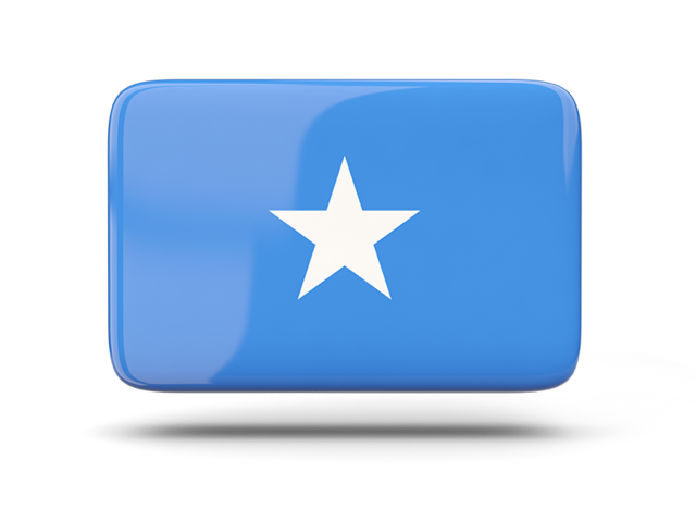 Rectangular icon with shadow. Download flag icon of Somalia at PNG format