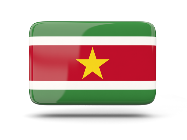 Rectangular icon with shadow. Download flag icon of Suriname at PNG format