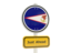 American Samoa. Road sign. Download icon.