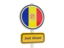 Andorra. Road sign. Download icon.