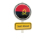 Angola. Road sign. Download icon.