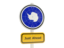 Antarctica. Road sign. Download icon.