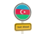 Azerbaijan. Road sign. Download icon.