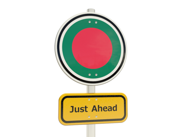Road sign. Download flag icon of Bangladesh at PNG format