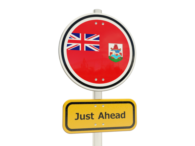 Road sign. Download flag icon of Bermuda at PNG format